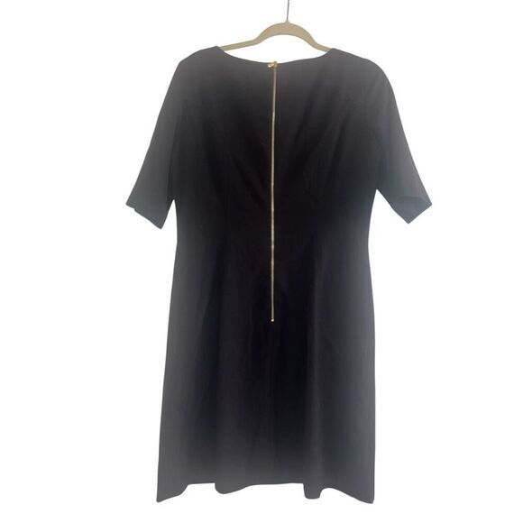 ✨Tahari Seamed A-line Sz 10 Black Dress✨ - Picture 3 of 7